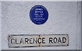 James Joyce blue plaque, Clarence Road, Bognor Regis