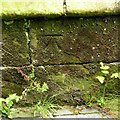 Bench mark, St Peter & St Paul Church, Oxton