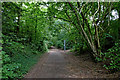 Dismantled railway at Castlecroft in Wolverhampton