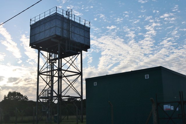 Water tower near Bodney Camp © David Howard :: Geograph Britain and Ireland