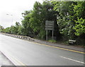 Roadside bench in Blaenavon