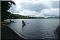 SD3695 : Fishing at Esthwaite Water by DS Pugh