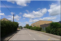 TL2796 : Cycle Route 63 entering Whittlesey from the east along New Road by Tim Heaton