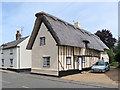 Little Shelford: thatched and timber-framed