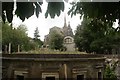 TQ2887 : View of St. Michael's Church from Highgate West Cemetery #2 by Robert Lamb