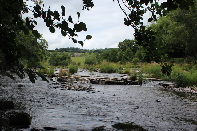 River Usk above Millbrook Mill