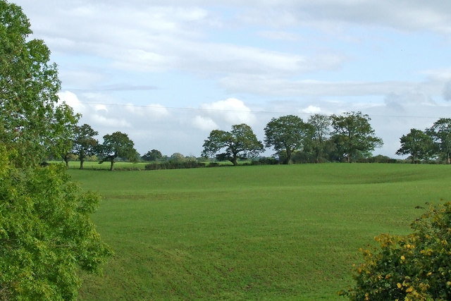 Cheshire farmland south of Audlem