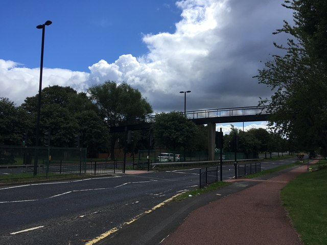 Pedestrian Crossing and Footbridge, Stamfordham Road