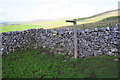 SD7173 : Stone step stile at junction of footpath from Slatenber and Fell Lane by Roger Templeman