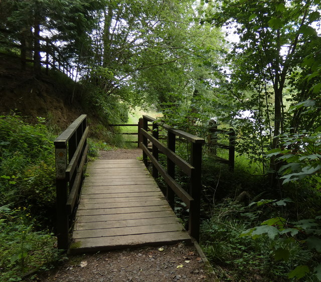 Footbridge along the North Worcestershire Path