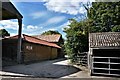 Badingham: Public footpath through Redhouse Farm