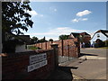 Looking from De Vere Close into De Vere Lane