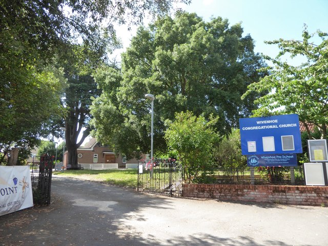 Entrance to Wivenhoe Congregational Church