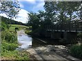 Ford and footbridge at Strefford, South Shropshire