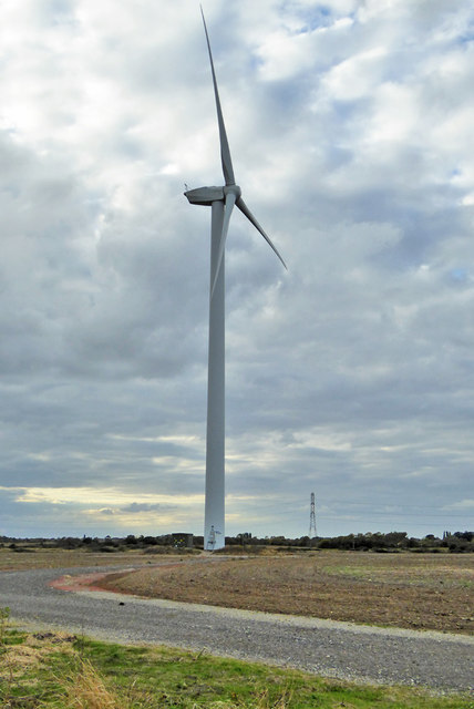 Turbine T104, Bradwell Marsh Wind Farm