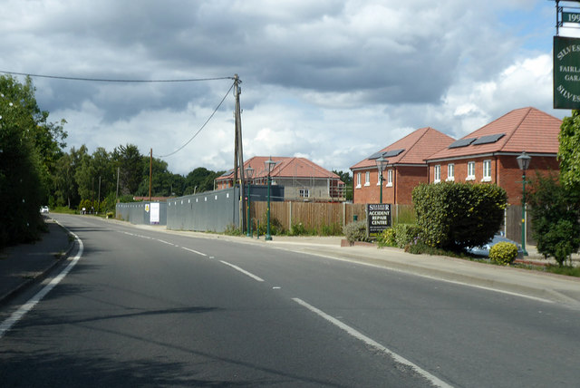 New houses on Aldershot Road. A323