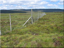 NN6766 : Deer fence on Sròn Chon by Chris Wimbush