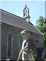 A statue of an angel in Christ Church