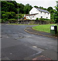 Dark green cabinet, Bridge Street, Blaenavon