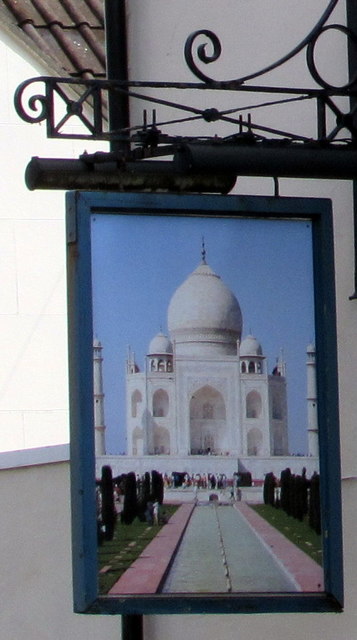 Taj Mahal depiction, Quaker Lane, Thornbury