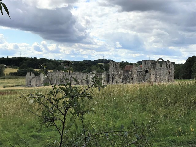 Castle Acre Priory and meadow in Norfolk © Richard Humphrey :: Geograph ...