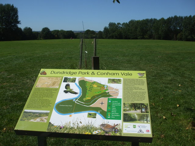 Dundridge Park information board