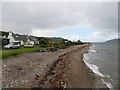 NG8018 : Glenelg Bay shoreline at Glenelg by Peter Wood