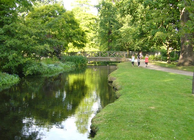 River and Footbridge Bushy Park