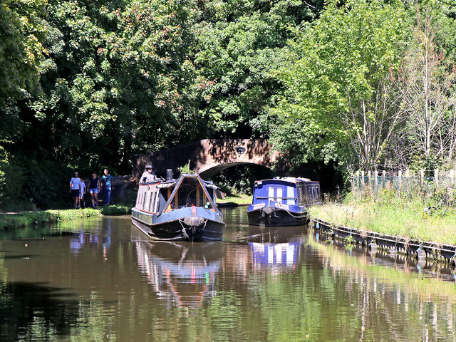 Narrowboats near Stourton Junction in... © Roger Kidd cc-by-sa/2.0 ...