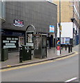 Communication boxes, Skinner Street, Newport city centre