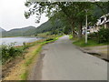 Minor road beside Loch Duich at Ratagan