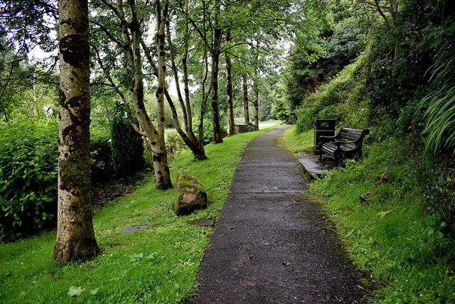 Path leading to the Eye Well, Dromore