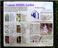 H3462 : Information board, Dromore Wildlife Garden by Kenneth  Allen