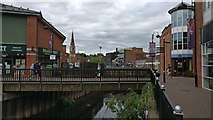 SO8376 : Bridge across the River Stour in Kidderminster by Mat Fascione