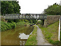 Canal footbridge at Hall Green