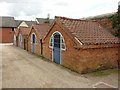 Potting sheds forming part of the walled garden at Brackenhurst Hall