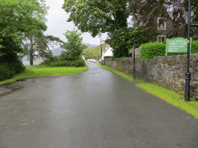 Caroline Street beside Loch Long at Dornie