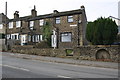 Houses on Smithy Hill and trough, Keighley Road