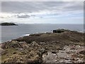 HU3062 : View to Lighthouse on Muckle Roe by Philip Cornwall