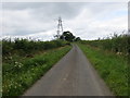 Minor road heading towards Moor Park