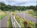 End of cycle route in Strathclyde Park