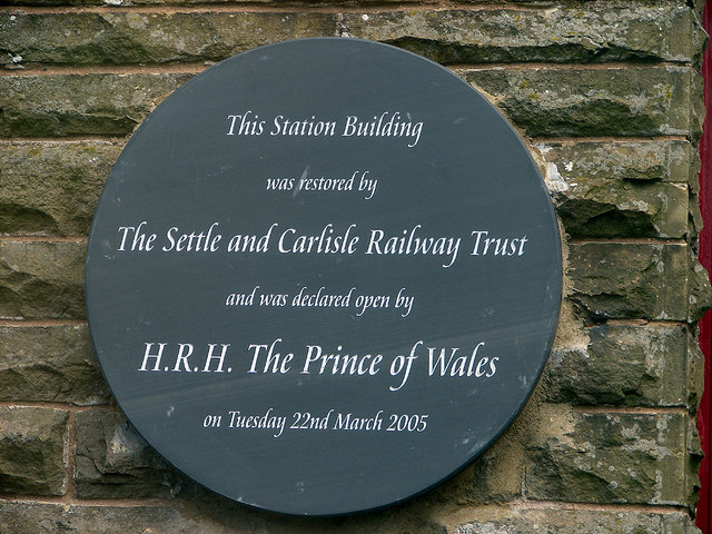 A princely plaque