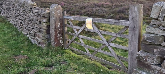 Gateway leading to High Bishopside Moor