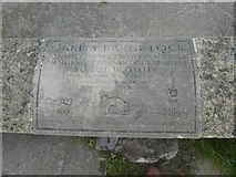 ST2937 : Commemorative inscription, Bridgwater Dock by David Smith