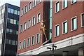 Statue outside the Hygeia Building, Harrow