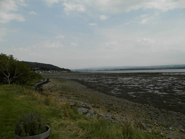 The tide is out on the Beauly Firth at Charleston