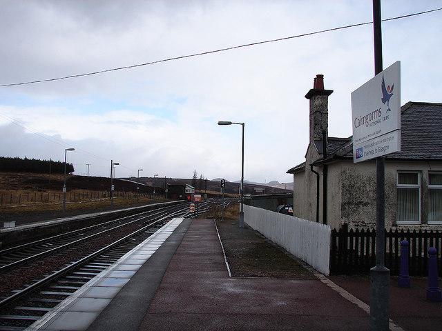 On Dalwhinnie station
