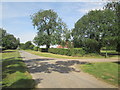 Corpslanding  Road  passing  Cranswick  Grange  farm