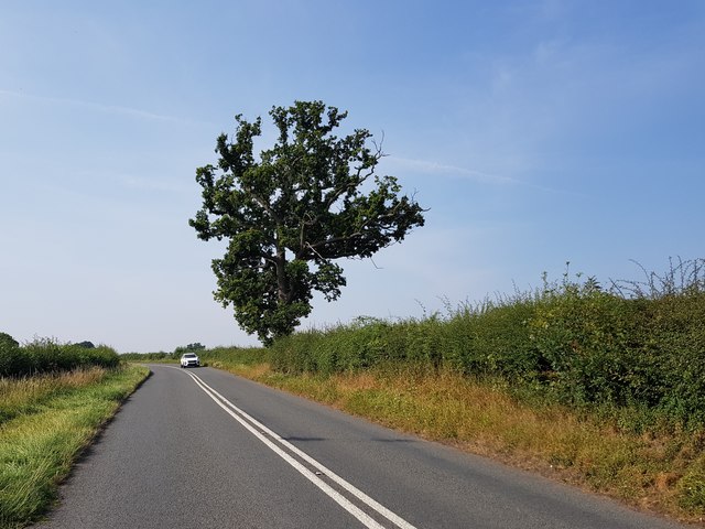B4424 between Old Hills and Whiteacres Brook