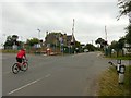 SK7252 : Fiskerton level crossing by Alan Murray-Rust